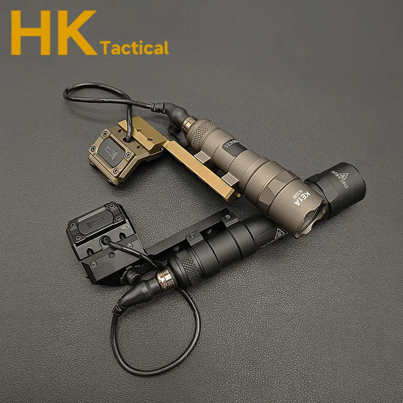 Airsoft Surefir M300B M600B linterna táctica Rifle caza armas Scout Light M600 unidad de antorcha ModButton interruptor de presión - imagen 3