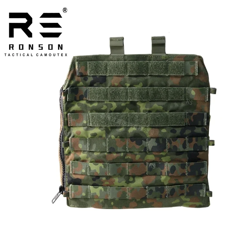 Mochila táctica Molle para todo terreno, bolsa de placa con cremallera, accesorio de camuflaje alemán, 2,0 JPC - imagen 4