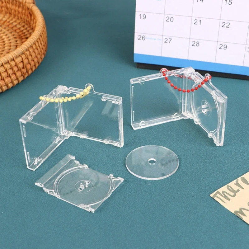 Caso álbum en blanco Case llavero con llavero en forma discapacidad para mochila K1KF