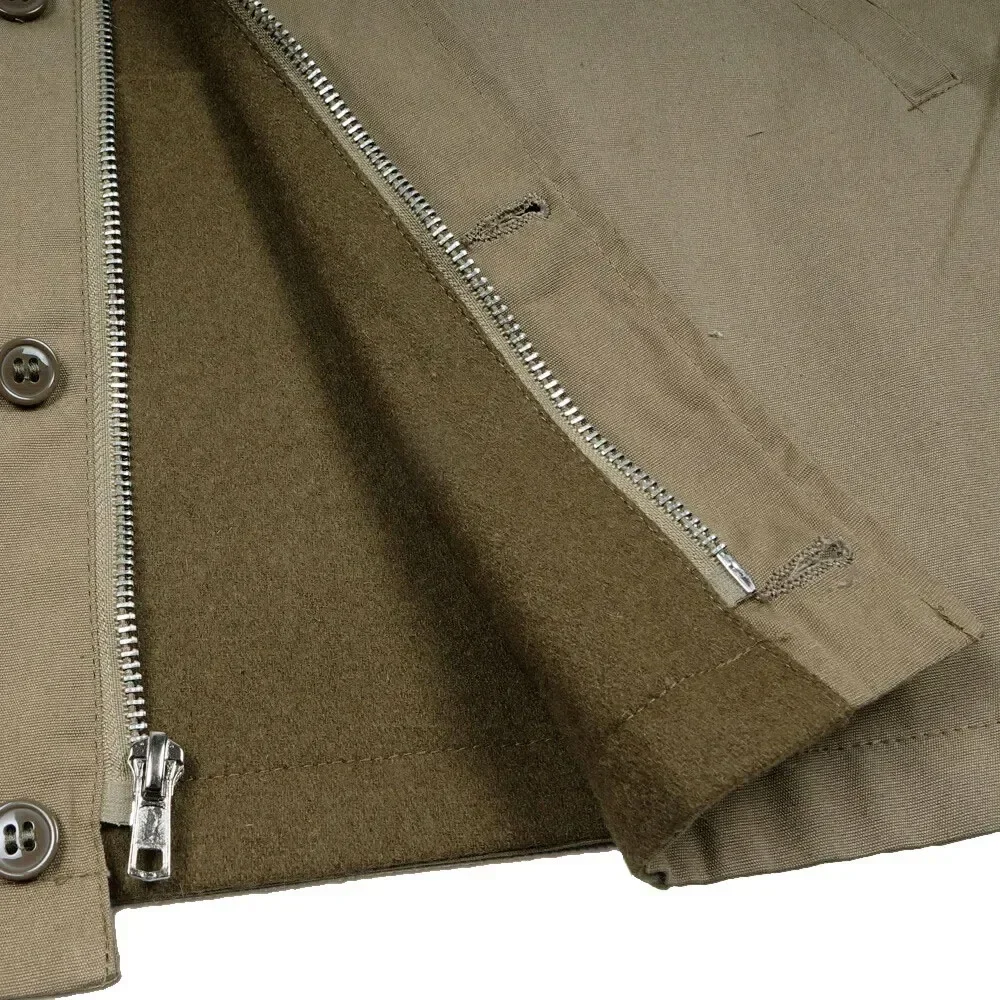 Chaqueta de soldado americano de la Segunda Guerra Mundial, chaqueta de entrenamiento recreativo para exteriores para hombre, abrigo frío aislante para soldado M41 - imagen 5