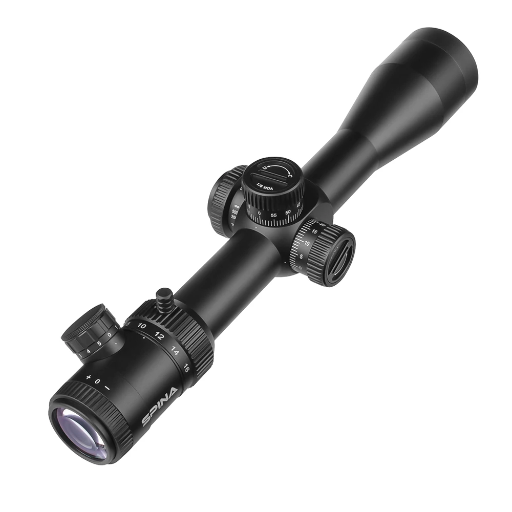 SPINA Optics-mira telescópica de largo alcance, visor óptico de 30mm, 4-16x44 segundo plano Focal, iluminado en rojo/verde, para caza táctica - imagen 2