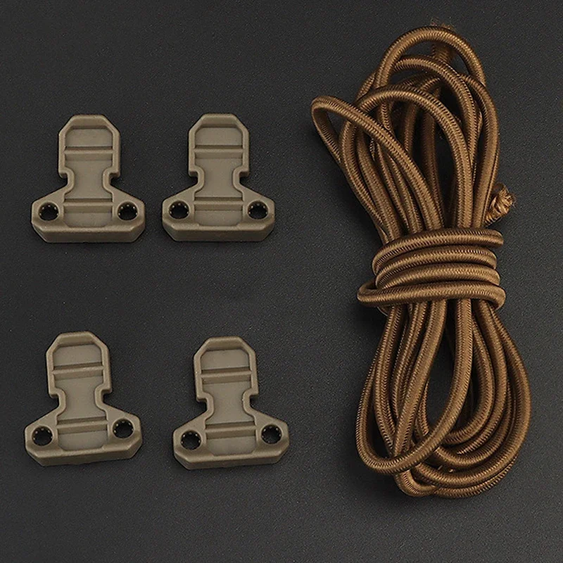 Chalecos tácticos, bolsa para revistas, cuerda elástica antideslizante y lengüeta de extracción rápida, cuerda elástica, hebilla de seguridad, accesorios de caza - imagen 2