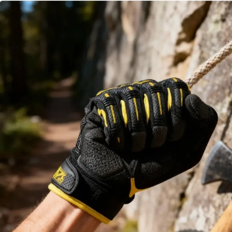 Guantes tácticos outdoor de dedos completos y recortados motociclismo - imagen 4
