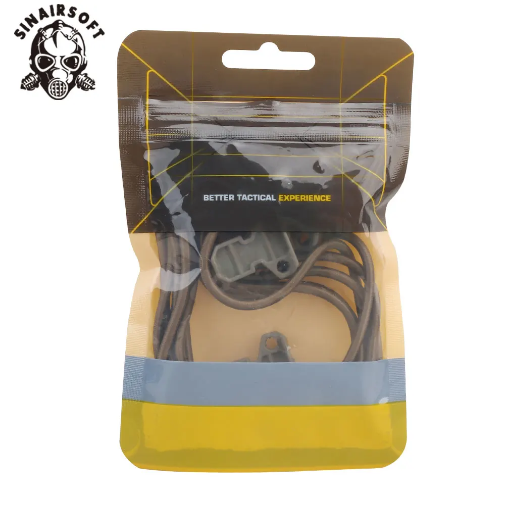 Retenedor de cordón de choque con etiqueta de tracción de nailon ajustable táctico y correas de retención elásticas de extracción rápida para accesorios de chaleco con bolsa Mag - imagen 2