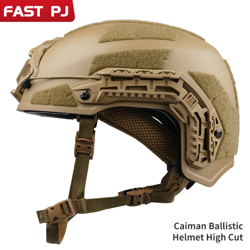 Casco táctico Caiman ABS casco de protección antidisturbios casco Ruiwei Xun FLUX casco de juego de Paintball de corte alto