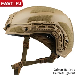 Casco táctico Caiman Ruiwei Xun FLUX ABS paintball corte alto