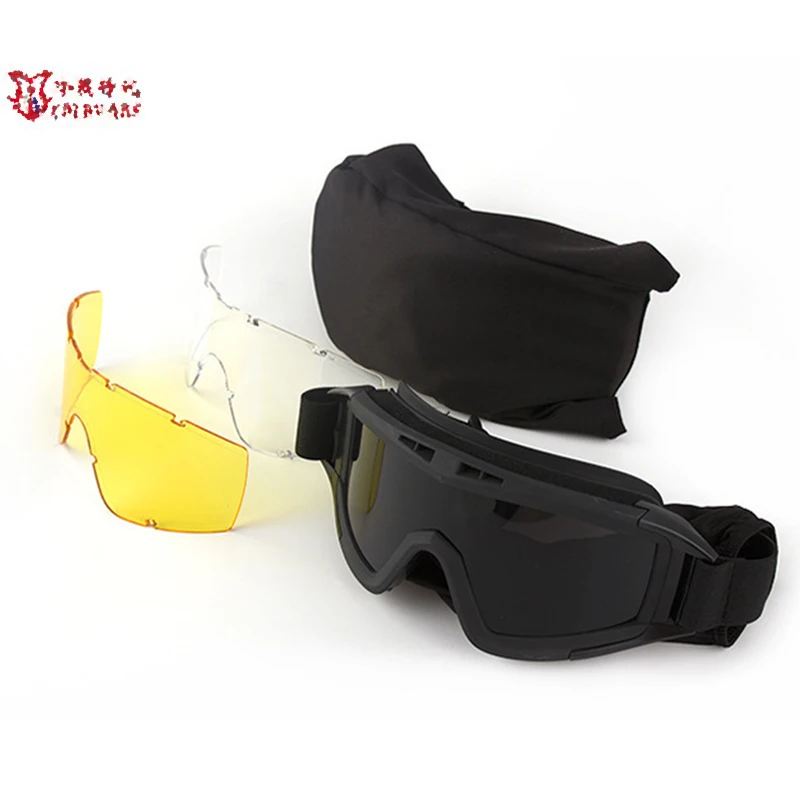 Casco ruso 6B47, gafas tácticas, 3 lentes, equipo deportivo al aire libre - imagen 2