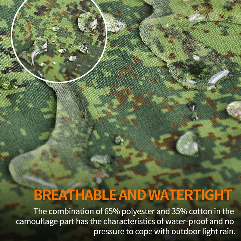 Pantalones deportivos tácticos al aire libre para hombres, pantalones de trabajo transpirables resistentes al desgaste, pantalones para correr, senderismo, ropa de camuflaje para pesca - imagen 5