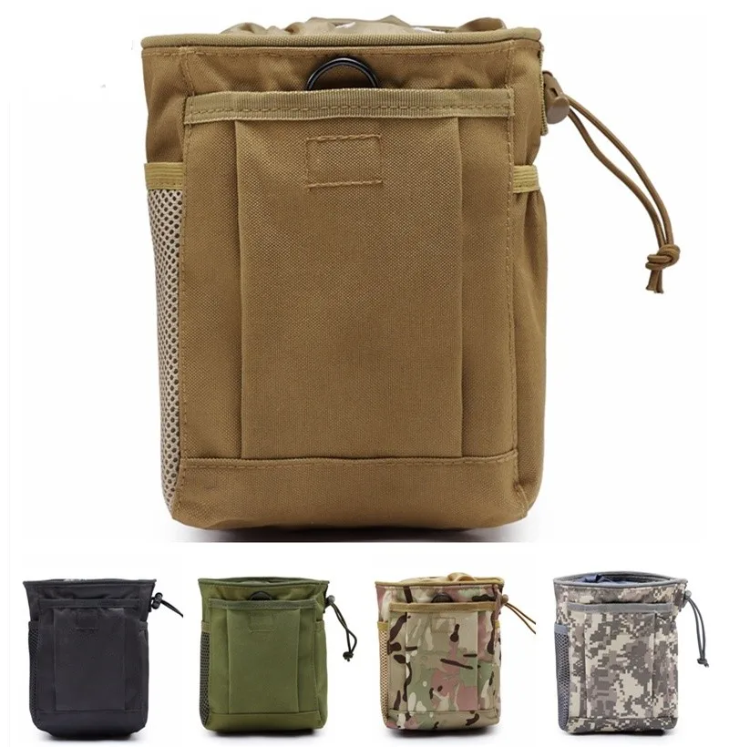 Molle System-bolsa de basura para revistas, paquete de cintura para reciclaje, bolsas de munición para exteriores, senderismo, Camping, accesorios de caza, bolsa de herramientas EDC - imagen 2