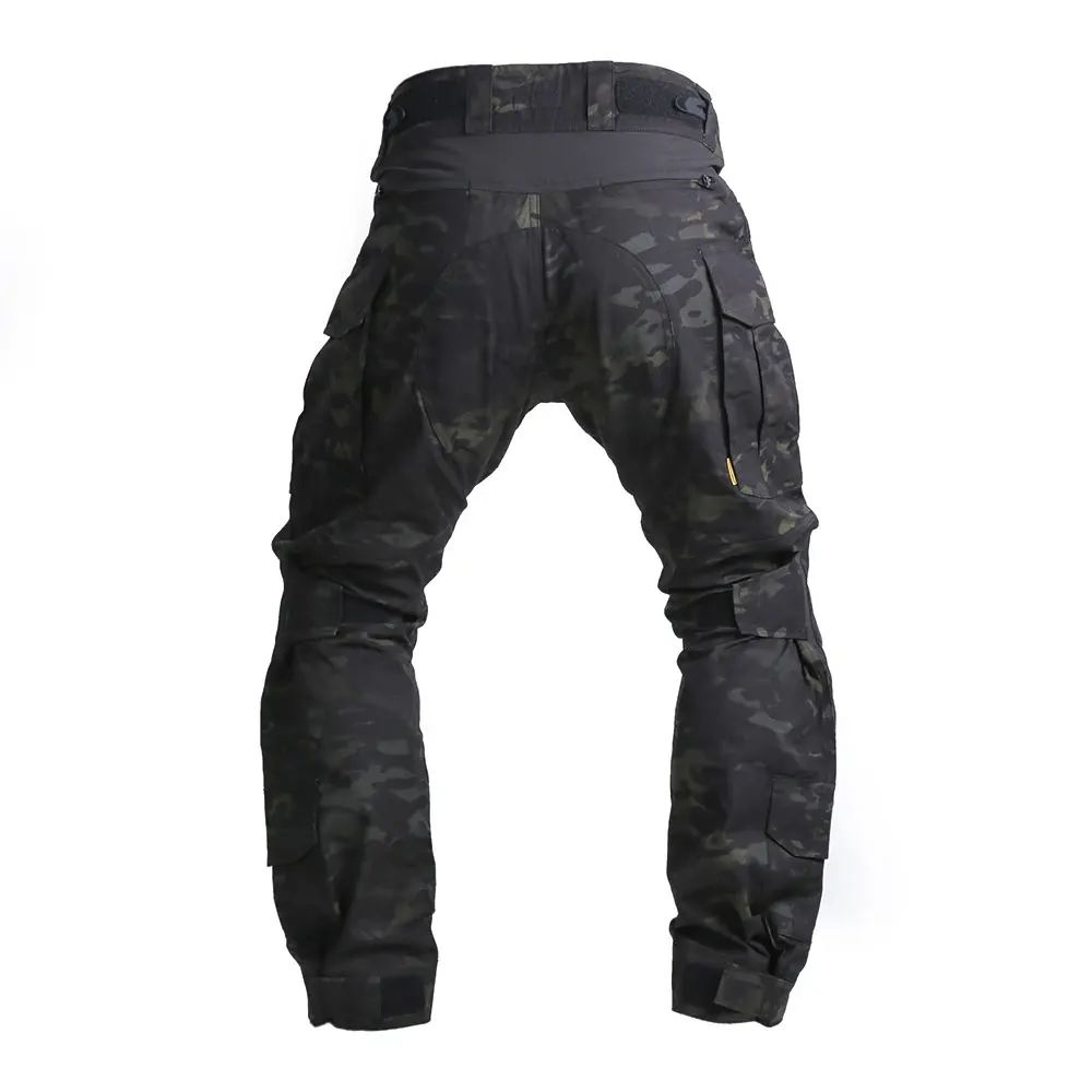 Emersongear-Pantalones extendidos tácticos G3 para hombre, Pantalón Cargo de trabajo, caza, senderismo, entrenamiento de combate, Airsoft, Nylon, versión larga MCBK - imagen 5