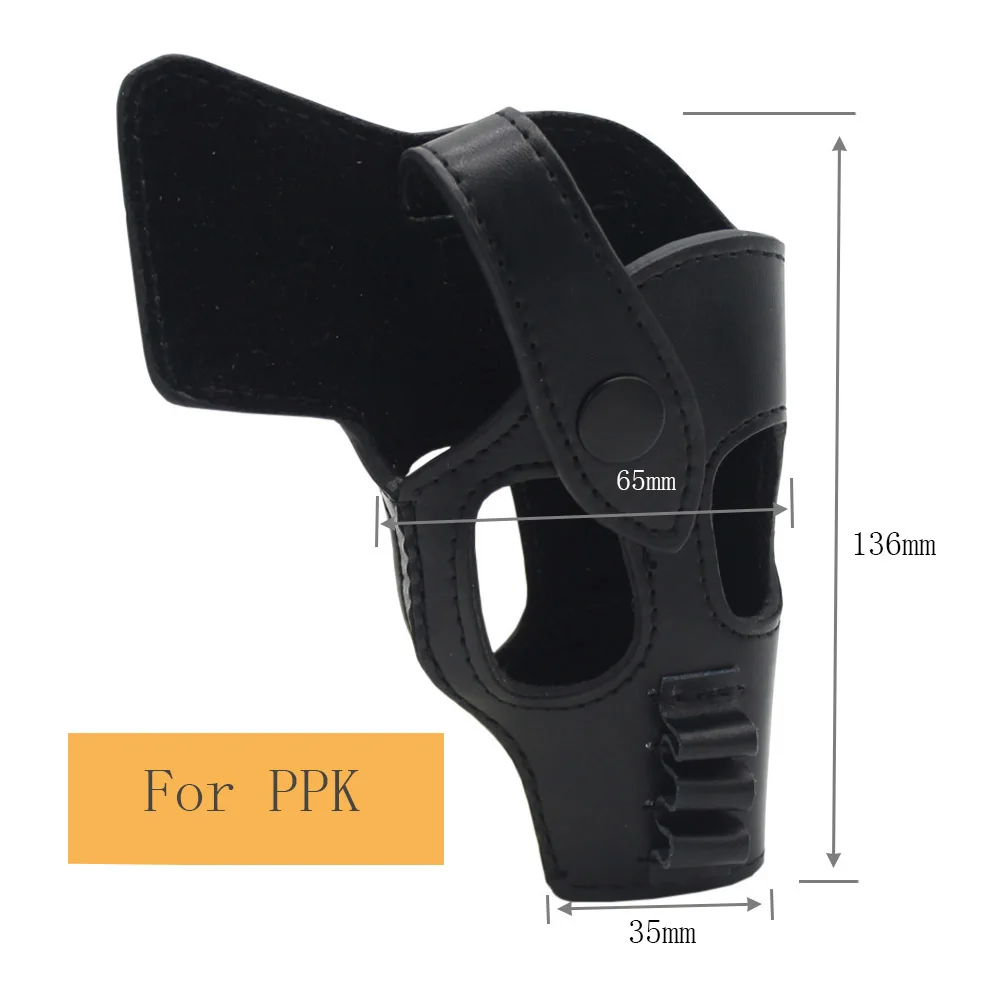 Funda de cuero VULPO, funda táctica para pistola pequeña, funda para pistola de entrenamiento de tiro para PPK Makarov M9/M92 Series Pi - imagen 3