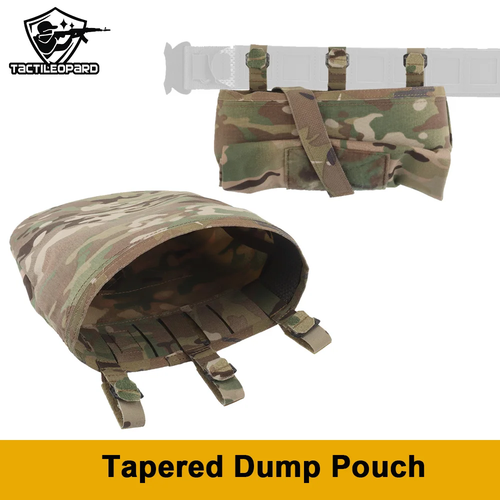 MOLLE bolsa de basura táctica Mag, bolsa de recuperación con cordón, paquete de almacenamiento de reciclaje, soporte de equipo de caza