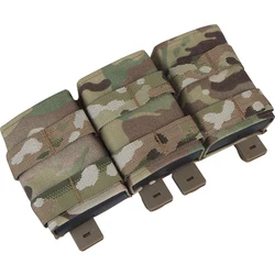 Tactics Molle Fast 7,62 Triple bolsa para revistas AK Rifle caza outdoor