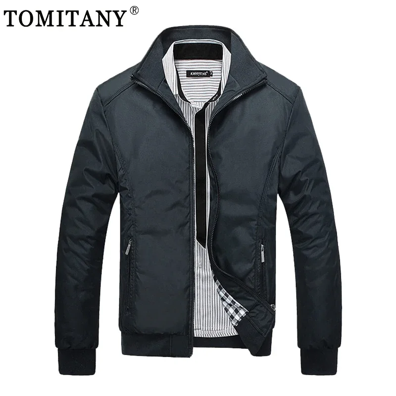 Chaquetas de otoño para hombre de talla grande 7XL para exteriores, abrigo con cuello levantado, chaqueta de combate táctica militar ligera a prueba de agua, abrigo de caza