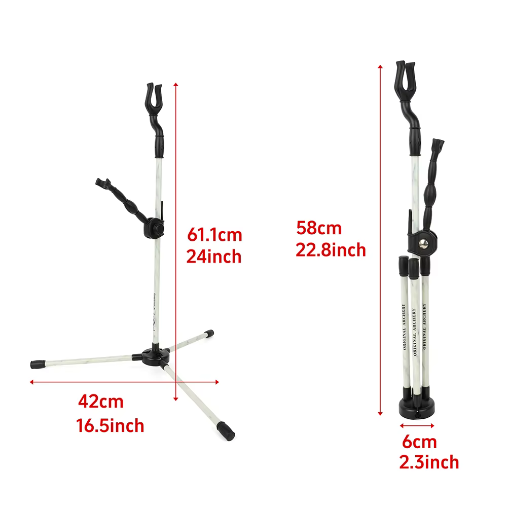 Soporte arco recurvo plegable portátil para práctica al aire libre - imagen 2