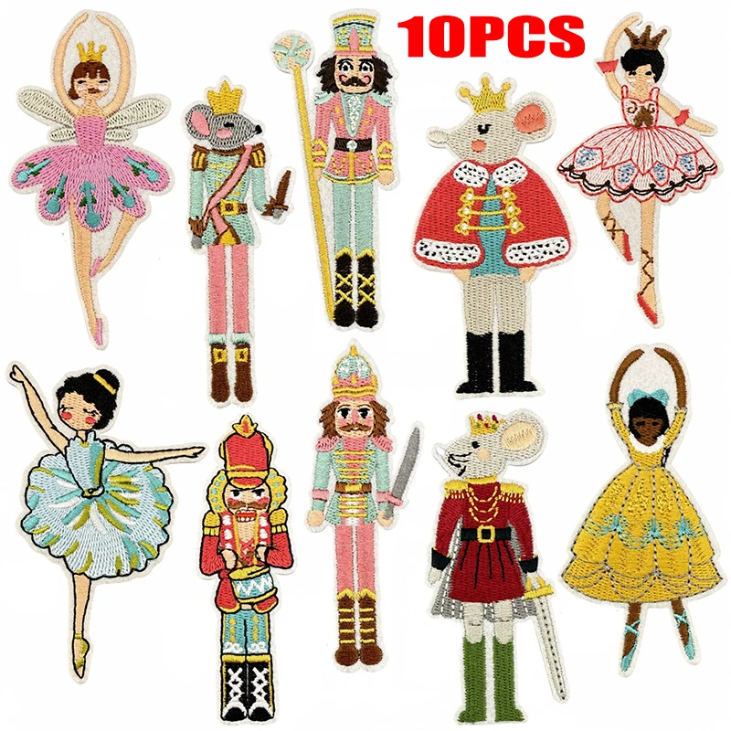Parche bordado Cascanueces elfo ballet – Termoadesivo infantil - imagen 3