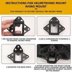 Wilcox L4 – Adaptador NVG para cascos tácticos FAST y MICH