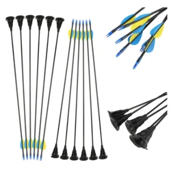 Arco recurve: flechas fibra de vidrio con ventosa y goma