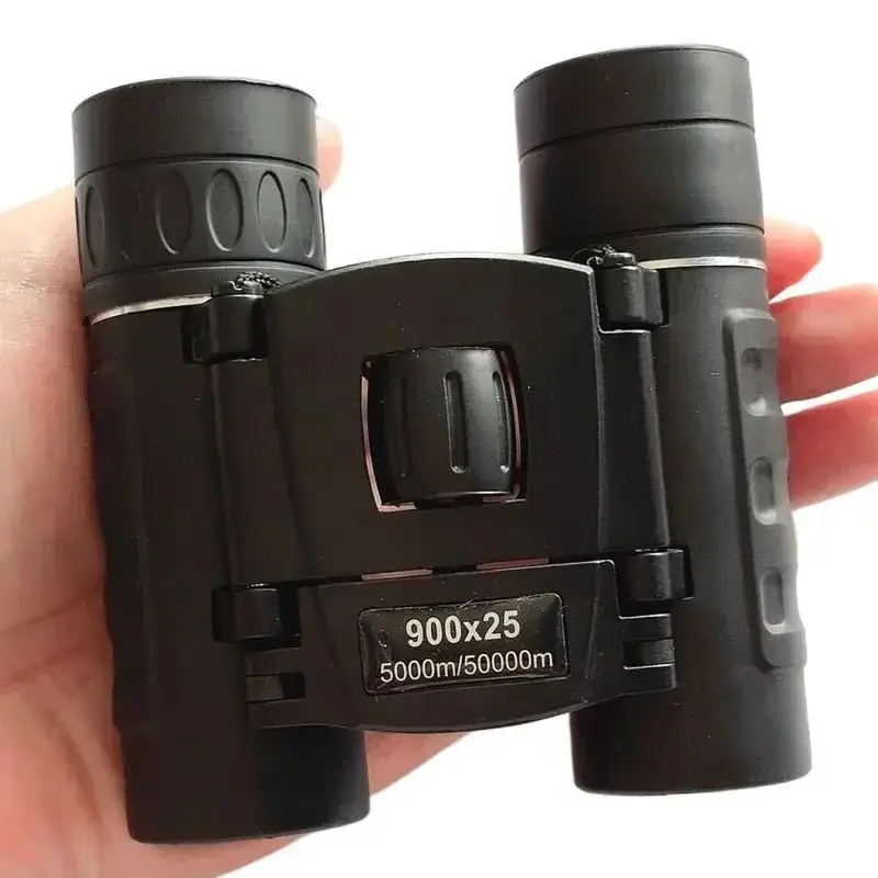 Binoculares potentes HD 900x25, Mini telescopio plegable de largo alcance de 9000M, óptica BAK4 FMC para Deportes de caza, viajes de acampada al aire libre - imagen 3