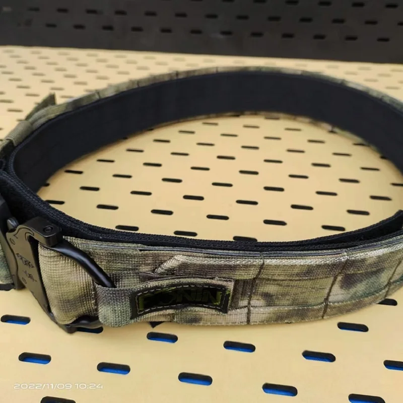 Cinturón táctico Raider, alta resistencia, hebilla fundida a presión, 2 "Ruins Camo - imagen 2