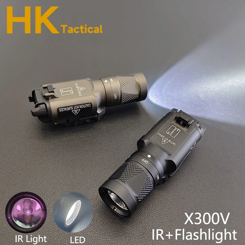 SOTAC Metal X300V IR luz de explorador táctica X300 X300U linterna LED compatible con riel Picatinny de 20mm Airsoft caza arma luces - imagen 3