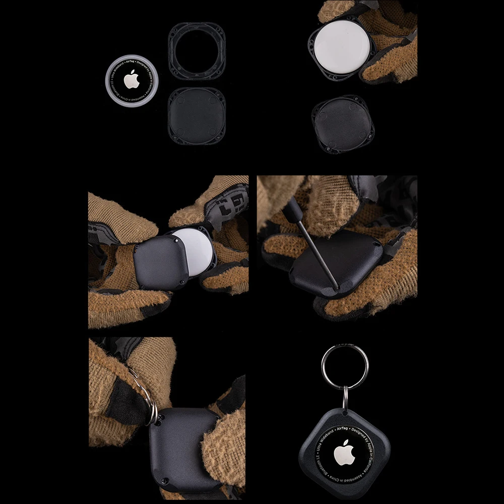 Soporte de etiqueta de aire, llavero de etiqueta de aire de seguimiento asistido, accesorios para Apple, soporte de etiqueta de aire, accesorios de caza para riel Picatinny - imagen 5