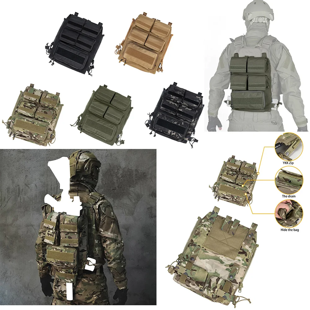 Nuevo juego CS de caza al aire libre IDOGEAR táctico AVS JPC2.0 CPC camiseta sin mangas con bolsa 3573 camiseta sin mangas cremallera bolsa trasera suministro - imagen 2