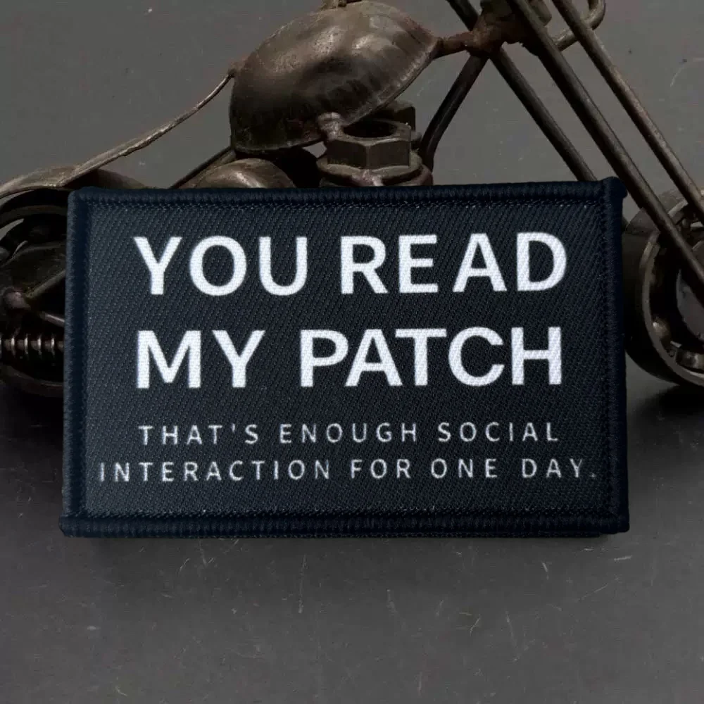 Ti lee mi parche táctico impreso Meme divertido gancho y bucle Airsoft brazalete insignia de moral militar pegatinas decorativas para mochila - imagen 4