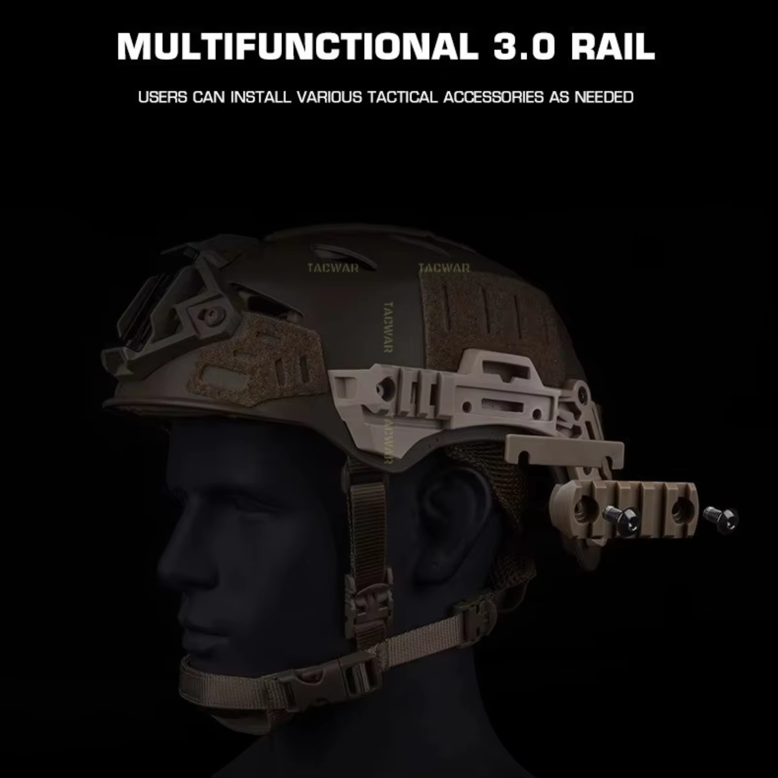 Team Wendy 3.0 casco táctico Airsoft con acolchado interior - imagen 5