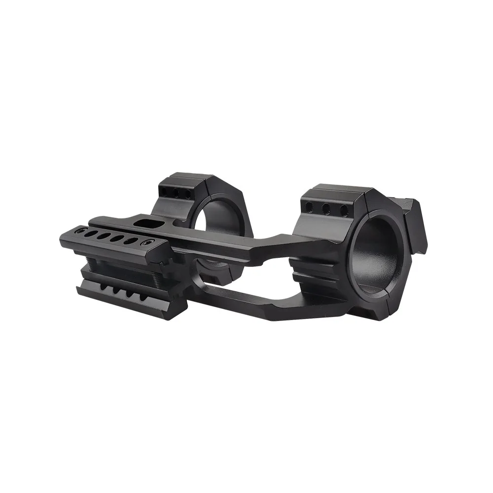 Base de montaje de mira táctica, 25,4/30mm con soporte de nivel de burbuja, soporte de abrazadera de tubo de equilibrio de mira, pista Picatini de 11/21mm - imagen 3