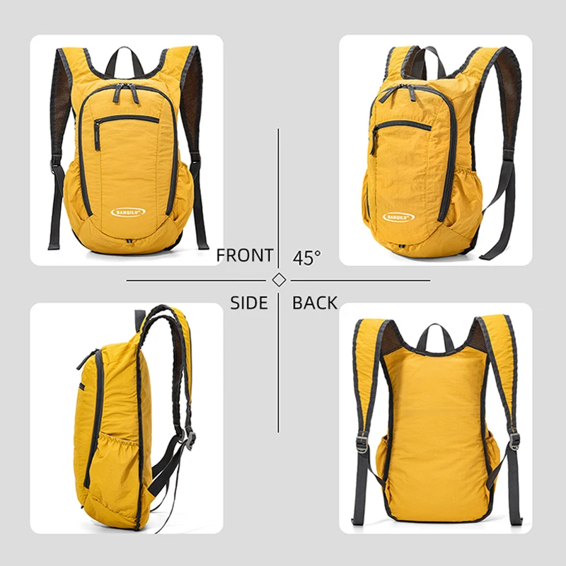 Mochila de escalada para ciclismo al aire libre para hombres y mujeres, mochila plegable para deportes, senderismo, Camping, viaje, Fitness, correr - imagen 5