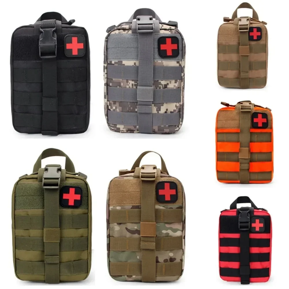 Bolsa Molle, botiquín de primeros auxilios para exteriores, bolsa de herramientas, botiquín médico IFAK, riñonera de emergencia de supervivencia, mochila de caza EDC, accesorios para chaleco