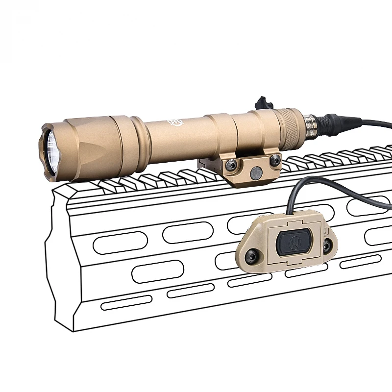WADSN-linterna táctica M300A M600C SF Surefir M300 M600, luz de explorador, luz LED blanca para caza, equipo Airsoft apto para sistema de riel de 20mm - imagen 3