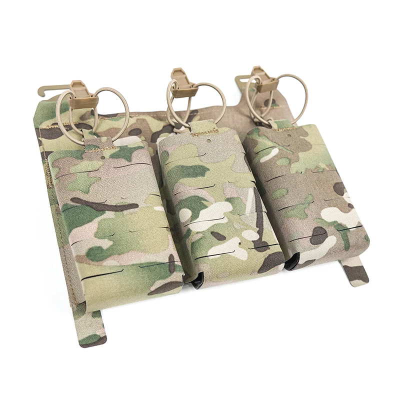 Panel de solapa frontal para FCPC V5 AIRSOFT, bolsa táctica elástica, estilo Ferro, 5,56, 7,62, portador de placa Molle de liberación rápida - imagen 2