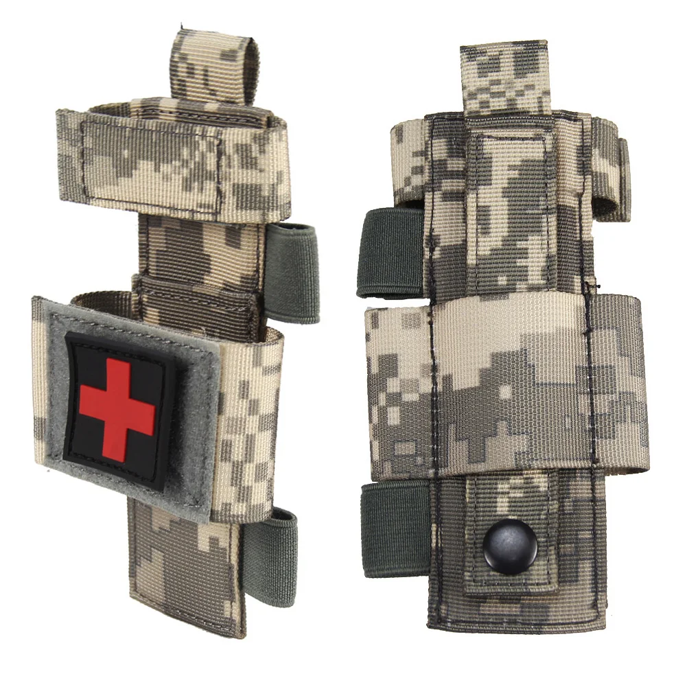 Bolsa de torniquete MOLLE, soporte para linterna, deportes al aire libre, caza, Camping, accesorios, cuchillo, tijeras, cubierta, herramienta EDC, bolsa de cintura - imagen 4