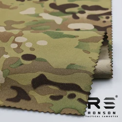 Tejido nailon elástico camuflaje rana 4 vías táctico para uniformes
