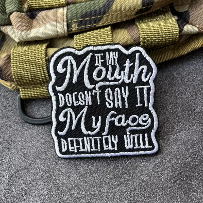 Parche táctico bordado – Insignia moral Velcro para mochila o brazalete - imagen 5