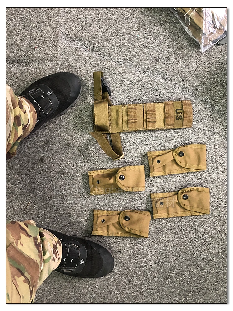 La placa de montaje de la manga de la pistola de posición del muslo de los Estados Unidos contiene cuatro Clips de cartucho de 9Mm - imagen 3