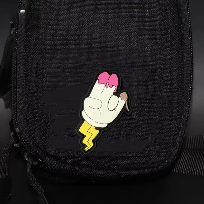 Parche divertido y bonito, insignia de moral táctica, bordado con gancho y bucle, mochila, accesorios de decoración de ropa, pegatinas, brazalete