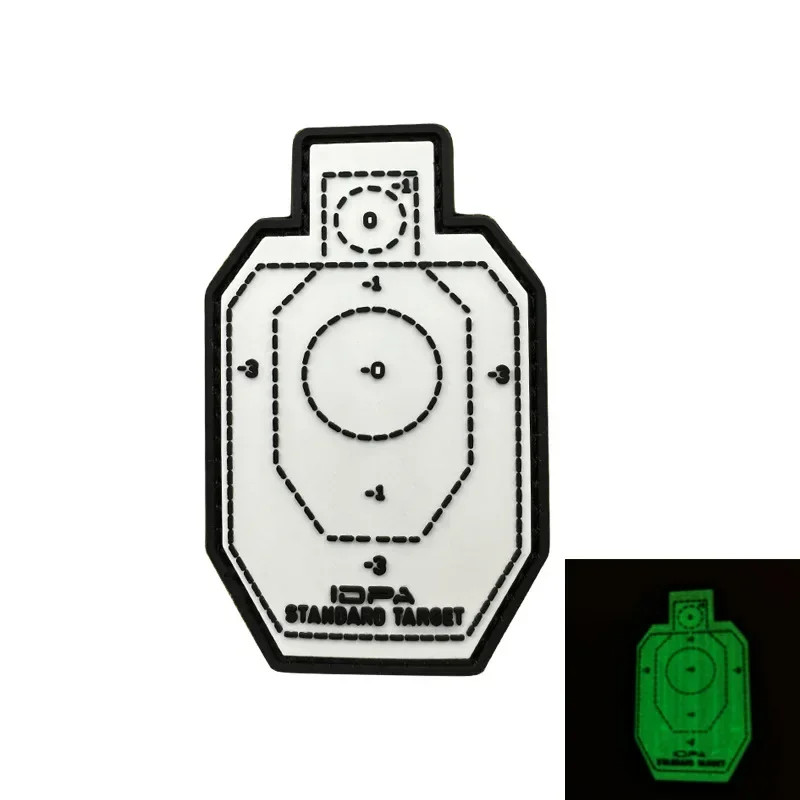 CAPSULE CORP Glock Shooting 3D PVC Hook & loop parches, insignia de moral táctica de goma para exteriores para ropa, pegatinas de mochila - imagen 4