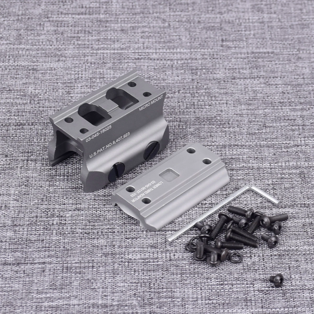 Soporte táctico de Metal T01 T02 con mira de punto rojo para Rifle Huting AR15 M4, soporte de alcance DD Riser, Base de montaje aumentada - imagen 4