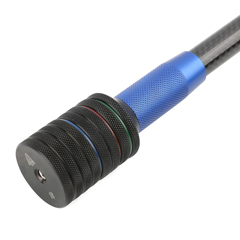 Estabilizador de arco de acero inoxidable, mango de arco recurvo, barra de equilibrio de absorción de impacto, contrapeso, tiro, caza - imagen 5