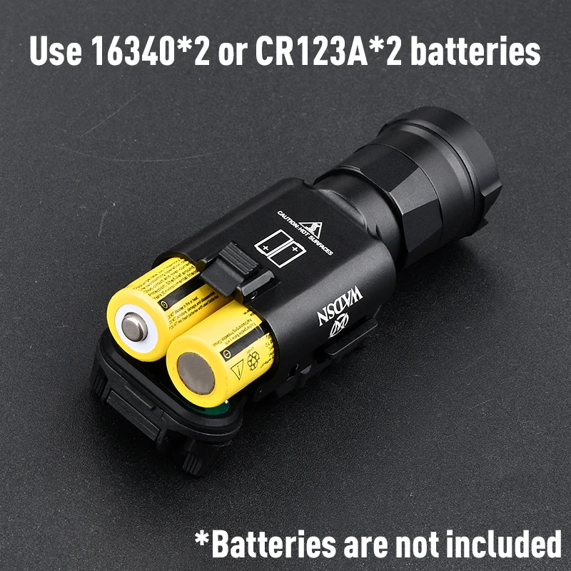 Linterna WADSN X300UH-A XH35 X300, nueva lámpara de pistola LED blanca mejorada, foco de casco rápido, lámpara de caza al aire libre, interruptor de campamento - imagen 5