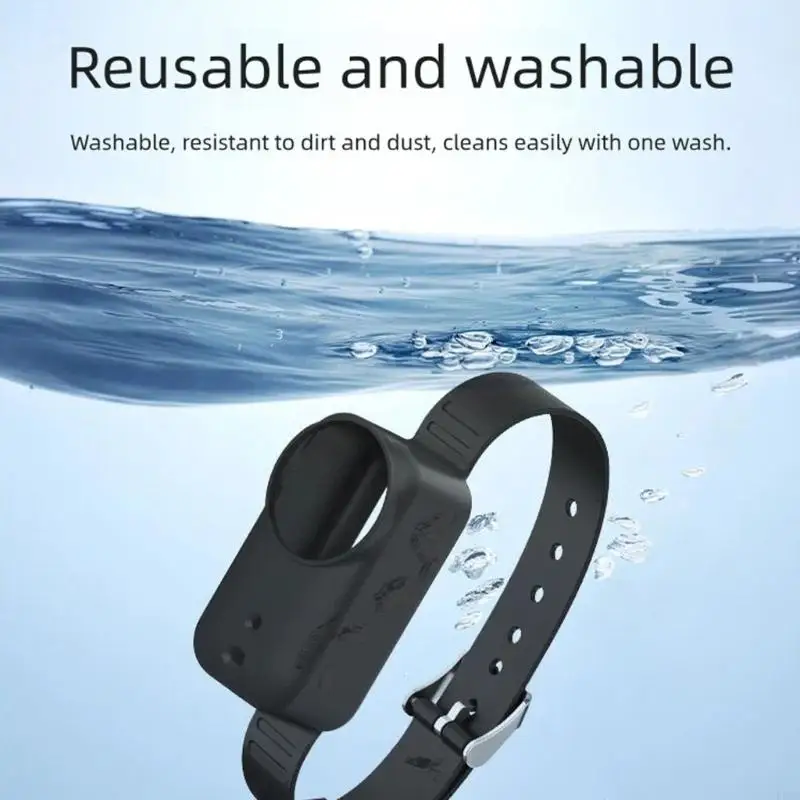 Correa cámara silicona ligera con opción montaje versátil para uso seguro cámara acción K1KF - imagen 3