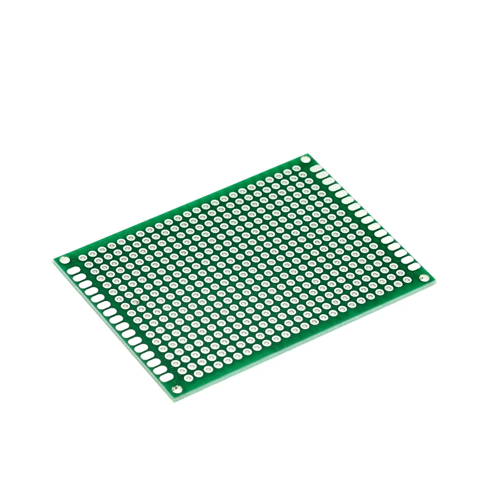5/10 Uds placa PCB prototipo verde 2x 8/3x 7/4x 6/5x 7/7x9cm placas de circuito de doble cara para proyecto de soldadura DIY - imagen 4