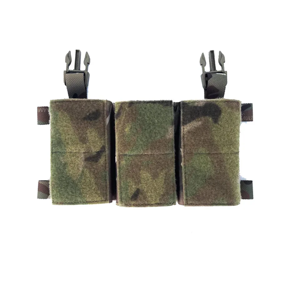 Chaleco táctico LV119 FSCK AVS Triple revista reemplazar bolsa de inserción para Sub Holster 5,56 soporte elástico para revistas - imagen 5