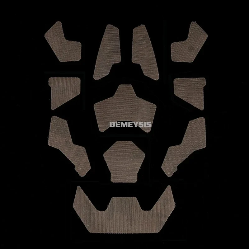 Parches de camuflaje para casco táctico, parches adhesivos mágicos para casco, sujetador de bucle de gancho, accesorios para casco de corte alto SF rápido - imagen 4