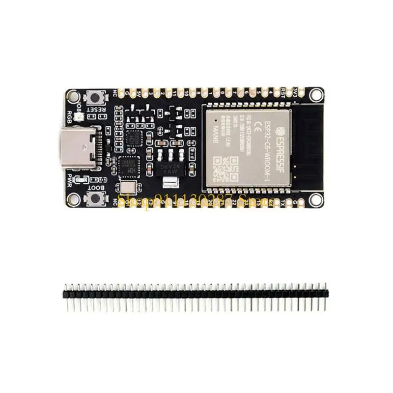 J1HC ESP32-C6 Tablero desarrollo ESP32-C6-DEV-KIT-N8 Módulo 8MB Flash ESP32 Board - imagen 3