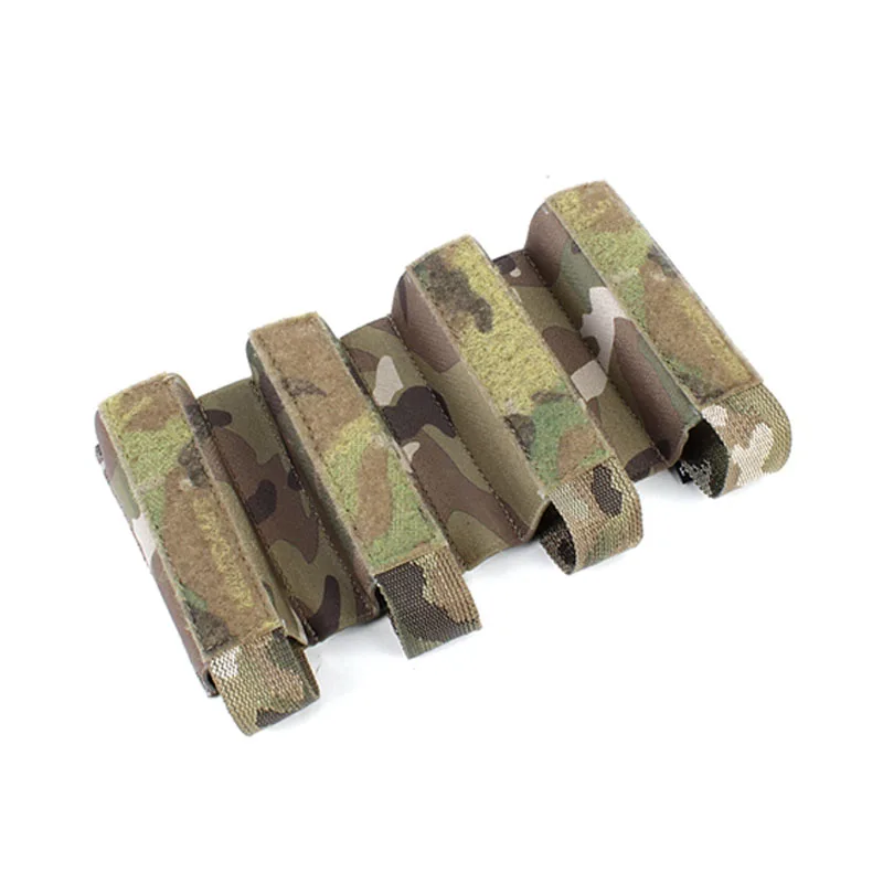 Dope SMG-chaleco táctico con ganchos y bucles, bolsa cuádruple de 9MM, bolsa de inserción Mag de 4 particiones para MP5, MP7, ARP9 - imagen 3