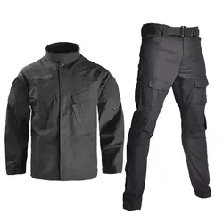 Uniforme táctico camuflaje hombre chaqueta cargo pantalón entrenamiento